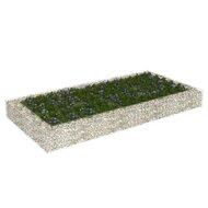 VidaXL Gabion plantenbak verhoogd 200x100x20 cm gegalvaniseerd staal