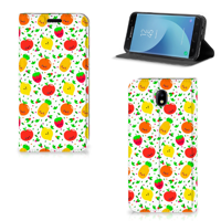 Samsung Galaxy J7 2017 | J7 Pro Flip Style Cover Fruits - thumbnail