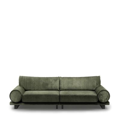 Rivièra Maison 3,5-zits Bank 'Collins' Velvet, kleur Ivy Rivièra Maison 3,5-zits Bank 'Collins' Velvet, kleur Ivy