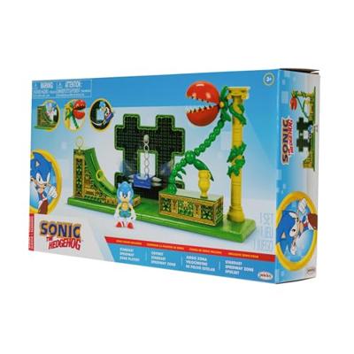 Sonic Speedway Zone Speelset Inclusief 6,5 Cm Figuur