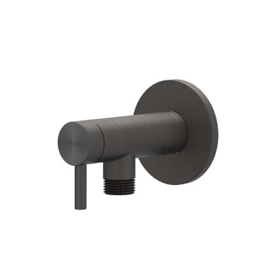 Hoekstopkraan IVY 1/2 3/8 RVS316 Geborsteld Carbon Black PVD Hoekstopkraan IVY 1/2 3/8 RVS316 Geborsteld Carbon Black PVD