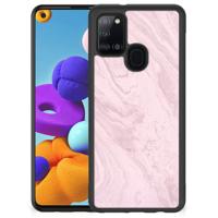 Samsung Galaxy A21s Gripcase Marble Pink - Origineel Cadeau Vriendin - thumbnail