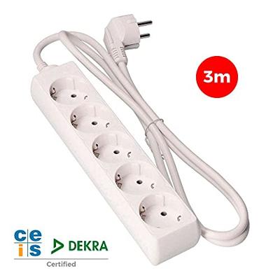 5-voudige Stekkerdoos zonder Schakelaar EDM 41035 Schuko (3 m)