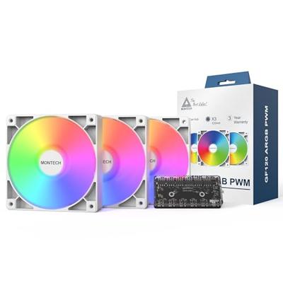 Montech GF120 PWM ARGB 3-Pack 120mm Wit