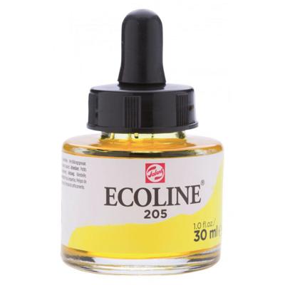 Talens Ecoline waterverf flacon van 30 ml, citroengeel