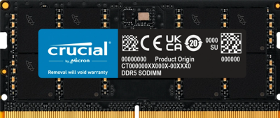 RAM geheugen Crucial CT32G48C40S5 32 GB DDR5 SDRAM DDR5 4800 MHz CL40