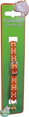 Boon kattenhalsband nylon gestipt oranje Gebr. de Boon - Gebr de boon