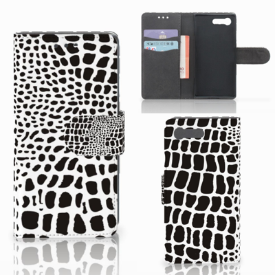 Sony Xperia X Compact | Telefoonhoesje | Met pasjeshouder | Slangenprint Sony Xperia X Compact | Telefoonhoesje | Met pasjeshouder | Slangenprint