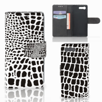 Sony Xperia X Compact | Telefoonhoesje | Met pasjeshouder | Slangenprint - thumbnail