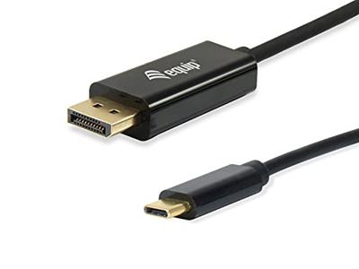 Equip 133467 usb type-c to displayport cable, male/ male, straight, 1.8 m, black