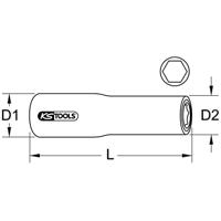 KS Tools 1171340 117.1340 Verwisselbare kop 16 mm - thumbnail