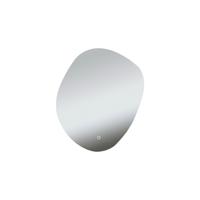 Spiegel Organisch Wiesbaden Ellva 70x80 cm met LED, Dimbaar en Spiegelverwarming - thumbnail
