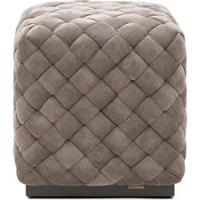 Rivièra Maison Hocker 'Room 48' 40 x 40cm, Fine Tweed, kleur Pebbles - thumbnail
