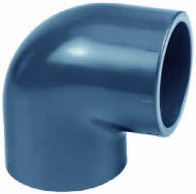 PVC knie 90 graden - 25 mm - 16 ato PVC knie 90 graden - 25 mm - 16 ato
