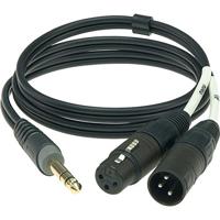 Klotz AY1X-0300 Insertkabel met jack naar XLR 3 meter - thumbnail