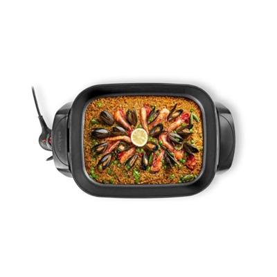 Nedis FCSP110EBK40 Elektrische Hapjespan 40 Cm Dik Gegoten Aluminum Body