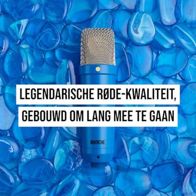 Rode NT1 Signature Cobalt Studiomicrofoon Statief Zendmethode:Kabelgebonden Kabelgebonden Kobalt-blauw