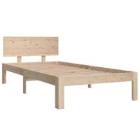 Bedframe massief hout 90x190 cm Single - thumbnail
