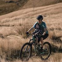 Kids ride shotgun mtb 2.0 front child seat + handlebar set - thumbnail