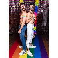 Deurgordijn Folie Regenboog Metallic - thumbnail