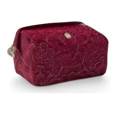 Pip Studio Pip Cosmetic Purse Extra Large Velvet Quiltey Days Red 30x20.7x13.8cm