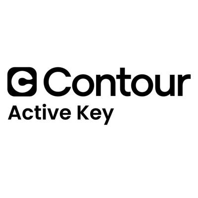 Contour Design Active Key AK-7410-G toetsenbord Industrieel PS/2 Belgisch Zwart