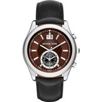 Horlogeband Michael Kors MK8415 Leder Zwart 22mm - thumbnail