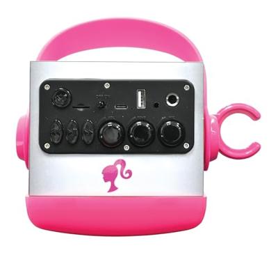 Krachtige Barbie oplichtende Bluetooth-luidspreker met microfoon Krachtige Barbie oplichtende Bluetooth-luidspreker met microfoon