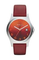 Horlogeband Marc by Marc Jacobs MBM1319 Onderliggend Leder Rood 18mm - thumbnail