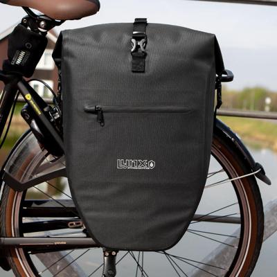 Lynx fietstas enkel tpu 28l zwart waterdicht e-bike hayes Lynx fietstas enkel tpu 28l zwart waterdicht e-bike hayes