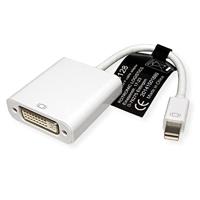ROLINE Mini DisplayPort-DVI Adapter, Mini DP M - DVI F - thumbnail