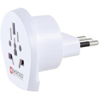 SKROSS | 1.500222-E | World to Australia/China | Internationale reisadapter voor Australië en China - Spanning en vermogen 100V– 1000W/250V – 2500W - Bescherming tegen elektrische schokken - thumbnail