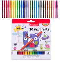 Bruynzeel viltstiften, etui met 30 stuks - thumbnail