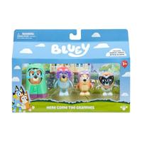 Set van 4 beeldjes - BLUEY - Grootmoeders - Geschikt voor kinderen vanaf 3 jaar - thumbnail