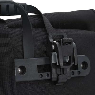 VidaXL Fietstas zwart 34 x 16 x 59 cm polyester