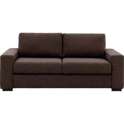 Goossens Bank Lucca bruin, stof, 2,5-zits, stijlvol landelijk