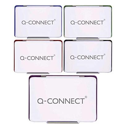 Q-CONNECT stempelkussen, ft 90 x 55 mm, zwart