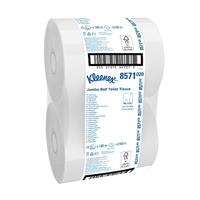 Toiletpapier kleenex jumbo 2laags 180m wit - thumbnail