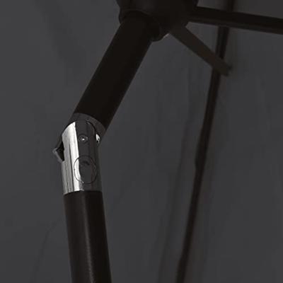 VidaXL Parasol met metalen paal 300 cm zwart VidaXL Parasol met metalen paal 300 cm zwart