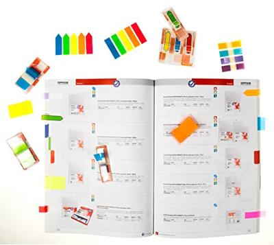 OFFICE products index, 43 x 25 mm, blister van 50 tabs, groen