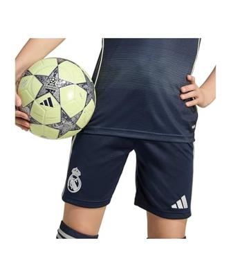Real Madrid Uit Broekje Junior 2025/2026 - Maat 140 - Kleur: Donkerblauw | Soccerfanshop