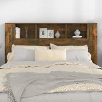 Hoofdbordkast 160x18,5x104,5 cm gerookt eikenkleurig - thumbnail