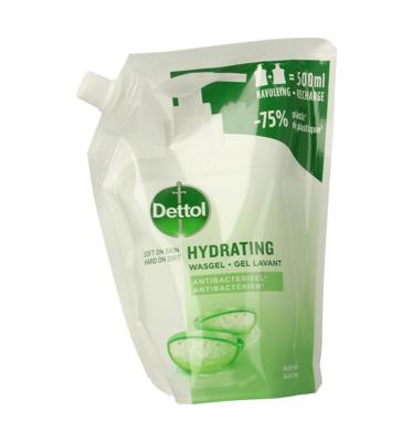 Dettol handzeep Hydrate, aloë vera en bamboe, navulling van 500 ml