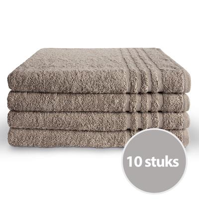 Byrklund Handdoek 70x140 cm 500gram Taupe - 10 stuks
