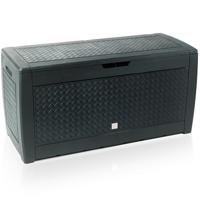 Prosperplast Opbergbox tuin 310 L (Vlechtwerk, Antraciet, 1,19 x 0,6 x 0,48 m) - thumbnail