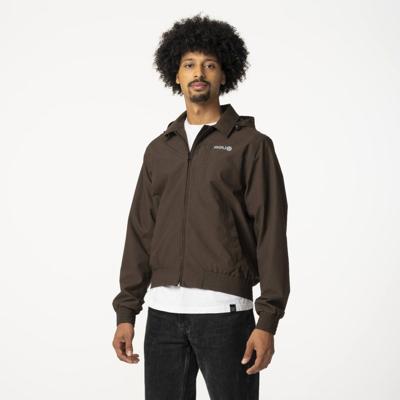 Twill Bomber Rain Jacket Jack Heren Ground Coffee