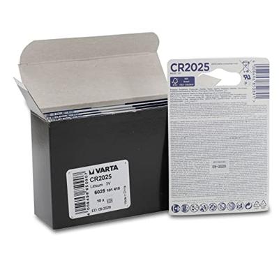Batterij Varta knoopcel CR2025 lithium blister à 5stuk