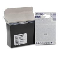 Batterij Varta knoopcel CR2025 lithium blister à 5stuk - thumbnail