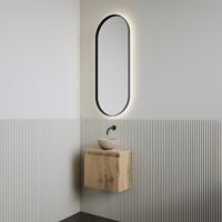 Fonteinset | BWS Leto | Rustiek Eiken | Waskom Cappuccino - thumbnail