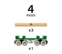 Brio 33696002 Goederenwagen met hout - thumbnail